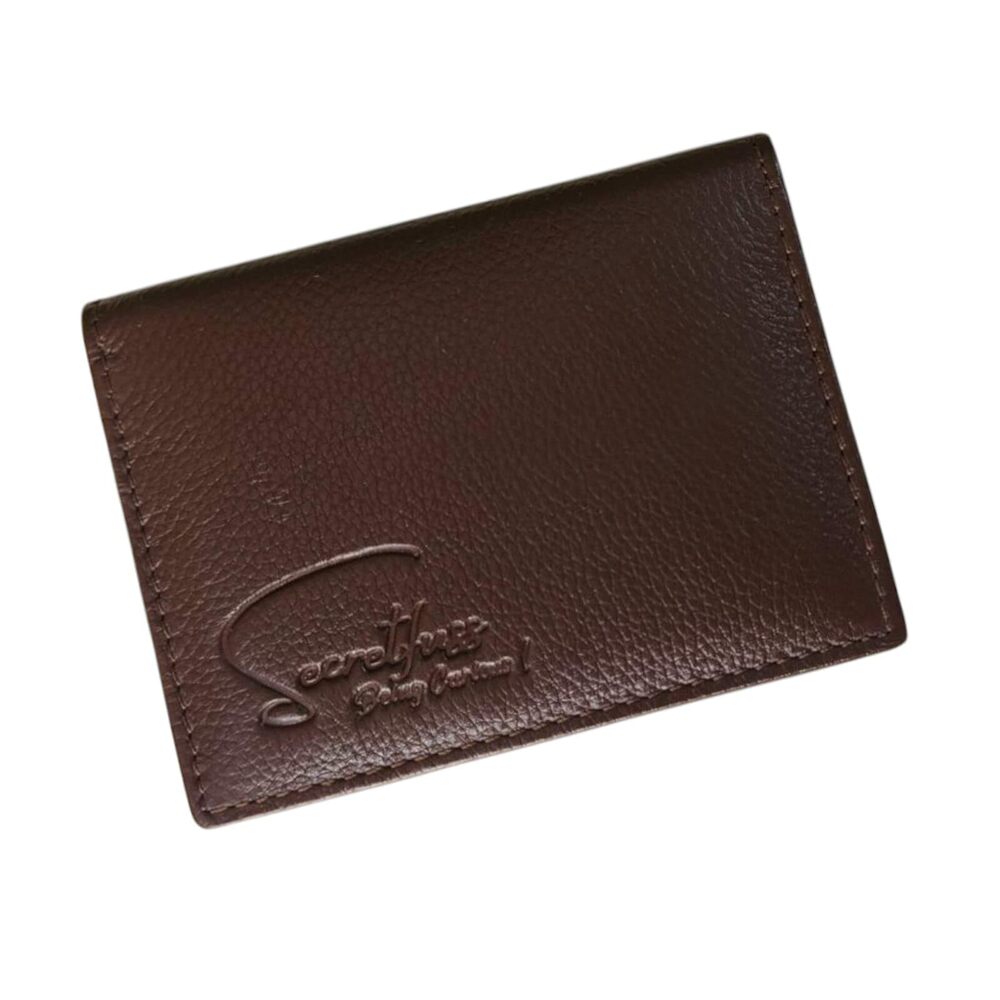 3992 Slim RFID Protected Leather Card Holder Wallet, 4 Card Slots, Bi-Fold